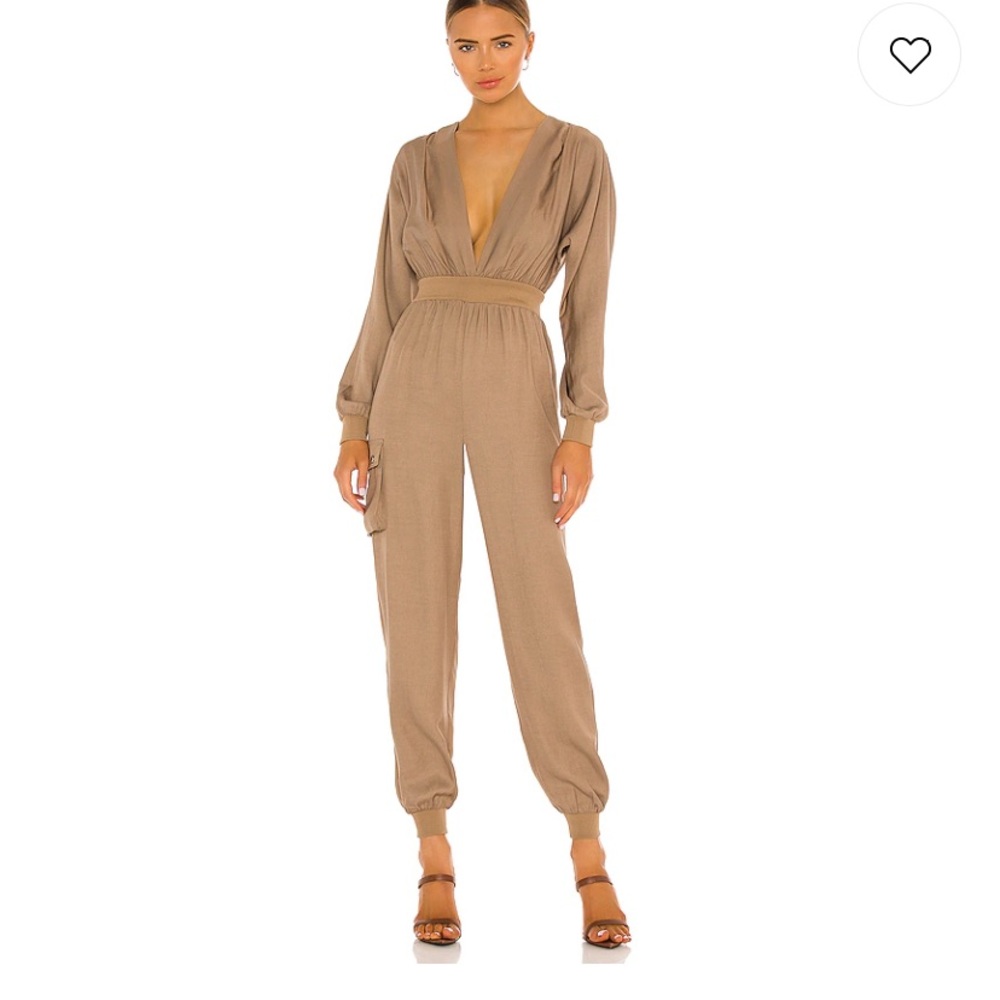 NWT REVOLVE Dolman Sleeve Jumpsuit in Camel